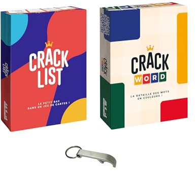 Set Crack List + Crack Word Französische Version + 1 Flaschenöffner EUR Blumie (Crack List + Crack Word)