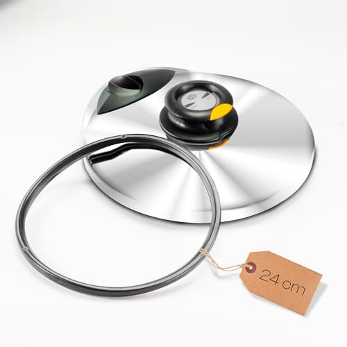 OPPAHA Guarnizione Coperchio Secuquick per Pentole AMC - Modello 30, Ø 24cm - Ricambio Compatibile Non Originale