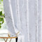 Fmfunctex White Silver Blackout Curtains for Living Room 90 inch Drop Eyelet Curtains for Bedroom Tree Branch Foil Thermal Insulated Window Curtain Panels 2 Panels