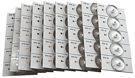 XiaoXIN 50PCS 3V SMD Lampe Perlen mit Optischer Linse Fliter für 32-65 LED TV Reparatur Led Licht Streifen Teile Zubehör