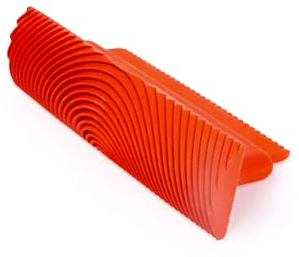 PENNELLIFICIO 2000 | Spatola in Plastica con Venature per Effetto Finto Legno, Imitazione Grana Legno per Pareti, Lunghezza 13 cm