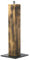Colonne de feu rustique – Torche de jardin en poutres en chêne flammé 50 cm – flammé