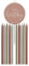 Folat 68711 Geburtstag Dekoration Rosa, Creme, Champagner Gold - Kerzen Set - Crème Rose - 9,5 cm - 11 Stück - Eine raffinierte und lebendige Geburtstagsdeko Happy Birthday