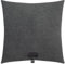 Soft-Fleece-Kissenbezug – Polarfleece-Kissenbezug mit Häkelstich – Flauschige Kissenhülle – 40x40 cm – 940 Medium Grey Mel. – von 'zoeppritz since 1828', 702291-940-50x50