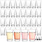 WOPPLXY 36 Pièces Verre a Shot, 47ml/4.7cl Shooter Verre Base Lourde, Verres à Shot Transparents pour Vodka, Whisky, Liqueurs