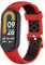 xhKJO Correas de Reloj para Xiaomi Mi Band 9 /Mi Band 8,Bandas Correa Armband Correas Reloj Silicona Bracelet Recambio Brazalete Strap Wristband para Xiaomi Mi Band 9 NFC/Band 8 NFC (rojo negro)