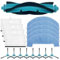 Lot de 18 pièces de rechange pour aspirateur robot Ultenic D10, comprend 1 brosse principale, 5 serpillères, 4 filtres Hepa, 8 brosses latérales (B)