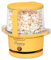 Presto 05206 Showtime Gourmet Oil Popper para palomitas de maíz, 9 tazas, tazón integrado para servir, diseño compacto, cerámica antiadherente, última intervensión de PFAS, amarillo