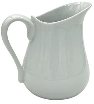 C&S Homestore White Porcelain Gravy Milk Jug 0.125L/125ml Cream Custard Serving