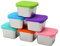 Rehomy 6 Pack Stainless Steel Snack Containers with Lids for, Easy Open Leak Proof Snack Boxes for Lunch, Portable Steel Containers for Daycare, School and Travel