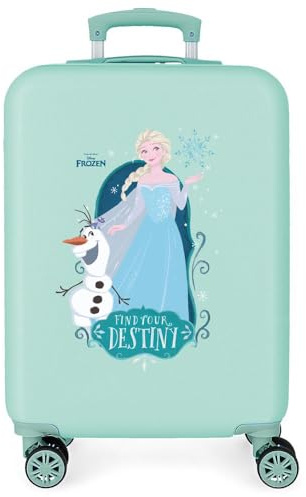 Disney Die Eiskönigin Nature is Magical Kinderkoffer mit seitlichem Zahlenschloss mit 4 Rädern ist aus ABS, einem Starren und leichten Material. Von Joumma Bags., Magisch, Talla única, Koffer