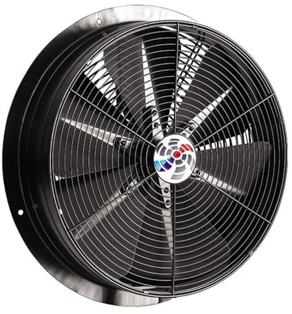 Axial Industrie Ventilator Gebläse Lüfter für Zuluft Abluft Wand Fenster BSM (BSM450)