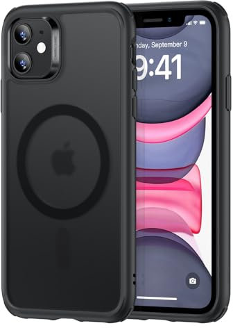 ESR HaloLock Classic Hybrid Case, Compatible with iPhone 11, Frosted Black