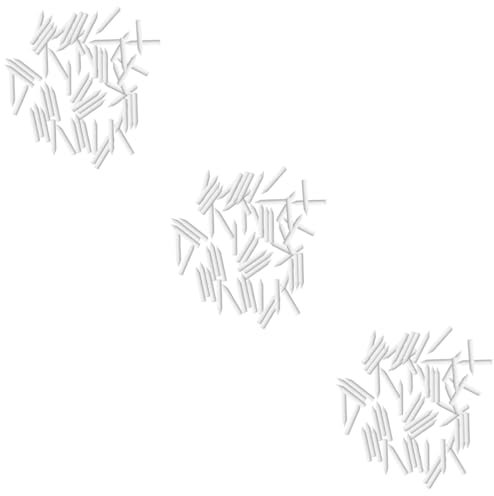 SHINEOFI 3 Sätze Gebrannte Keramik Stütznägel Brennstifte Ton Bildhauerwerkzeuge Keramik Bastelset Töpferofen Werkzeug Gel Nagel Lampenhalter Nagelkunst Pinsel 60 Stück * 3