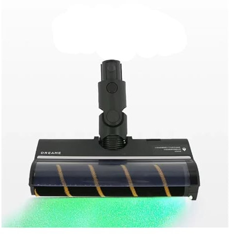 Compatibile con Dreame V11 V12 V13 V16 T10 T20 T30 R20, Testina for Aspirapolvere Elettrica con Luci Antipolvere A LED.(Green Light)