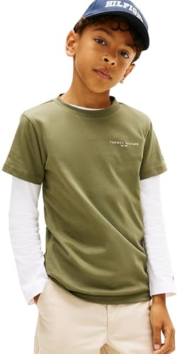 Tommy Hilfiger Unisex Kinder Mini Corp T-Shirt Ks0ks00661 T-Shirts (1er Pack)
