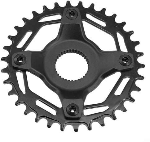 34T/36T/38T/40T Kettenblatt mit Spider Adapter 104BCD für optimalen Bafang-Antriebsmotorbetrieb (38TChainring + Adapter)