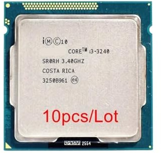 10 unids/Lote procesador de CPU Core i3 3240 3,4 GHz LGA 1155