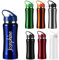 Edelstahl Trinkflasche mit Gravur Isolierflasche Wandern Camping Outdoor graviert (schwarz)
