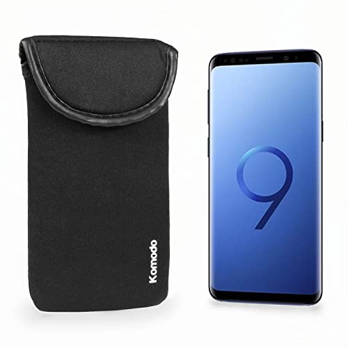KOMODO Neoprene Phone Case for Samsung Galaxy Smartphones (Galaxy S9) | Suitable for Apple iPhone, Samsung Galaxy and Google Pixel devices, Soft material, Padded for smartphone protection