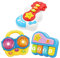 WEofferwhatYOUwant Baby Musikinstrumente Set - Klavier, Bongo und Gitarre - Schlafzeit Licht Projektor - Mehrere Spielmodi mit Auto Aus Funktion für Babys 6+ Monate - Alle Batterien Inklusive