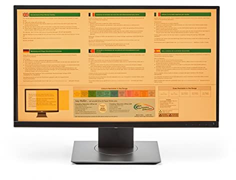 Crossbow Education 24-Inch Widescreen Monitor Overlay - Dyslexia and Visual Stress Friendly (Orange)