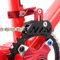 Guía de cadena de bicicleta MTB Protector de bicicleta Bicicleta de carretera Bicicleta de montaña Tensor de guía de cadena con diseño hueco para piñón de disco único, dial frontal Conducción suave