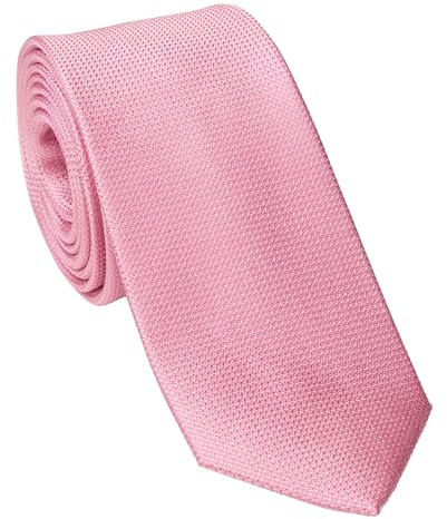 Michelsons of London Seidenkrawatte, Herren Krawattenschal, einfarbig Gr. Einheitsgröße, rose