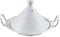 Tajine da cucina tradizionale marocchina in ceramica con fondo in acciaio inox, Ø 34 cm