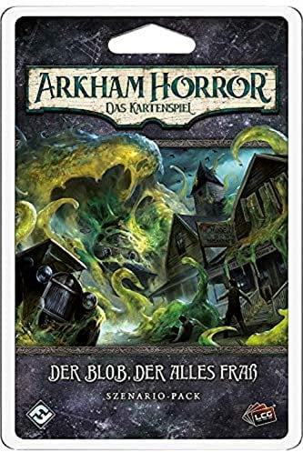 Fantasy Flight Games, Arkham Horror: LCG – Der Blob, der alles fraß, Erweiterung, Expertenspiel, Kartenspiel, 1-4 Spieler, Ab 14+ Jahren, 45+ Minuten, Deutsch