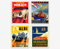 Grand Prix Poster Set of 4 grand Prix Prints Wall Art oster Motor Racing Poster Motor Racing Art Car Poster Prints Grand Prix Art (50cm x 70cm)