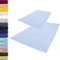 Lavea 2er Set Badematte 50x80 cm – rutschfeste, Waschbare Badematten aus 100% Baumwolle, Frottierserie Elena – Saugstark, Strapazierfähig und Zeitlos – Ideal für Badezimmer, Dusche - Delphinblau