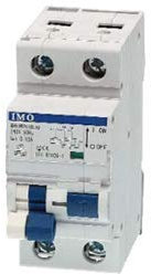 Disjoncteur différentiel 1P+N 30mA 20A - Type AC - 6kA - Courbe C - 2 modules - Bornes alignées - IMO