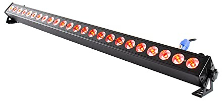 lightmaXX Vega Pixel BAR 24x 3W, RGB - LED-Lichtleiste mit Pixelsteuerung, 24x3 Watt LEDs, DMX-Steuerbar, Musikmodus, Ambiente- und Bühnenbeleuchtung