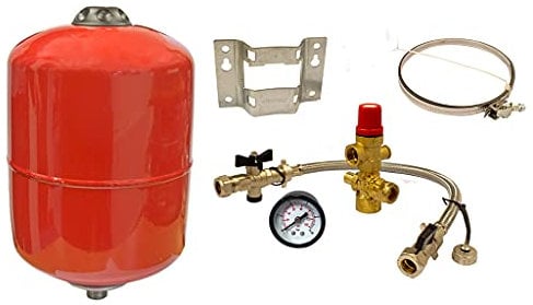 18 Litre Varem Extravarem Heating Expansion Vessel Red with Sealed System Kit