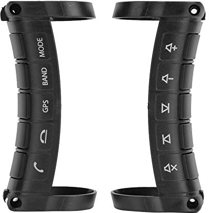 Ymiko Universal Car Steering Wheel Control Remoto Teléfono Celular Controlador Bluetooth Control del Volante Controlador Inalámbrico de Botones de Navegación de DVD