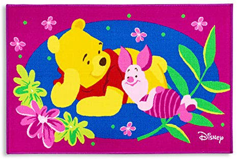 NADA HOME Rutschfester Teppich Disney Winnie Puuh 80 x 120 cm 4853