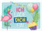 8 Einladungskarten Kindergeburtstag mit Umschlägen, Flamingo, Karte Geburtstag Einladung zum Ausfüllen