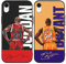 nurkorki [2 Stück Handyhülle für iPhone XR Hülle 6,1,Basketball Player Star 23 24 Design Muster Weich Premium TPU Silikon Design Case Stoßfest Cover Kompatibel mit iPhone XR