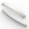FURNIWARE Tirador de 10 piezas para muebles, distancia del agujero de 192 mm, tirador de arco para gabinete, tirador de cocina, para puerta de armario de cocina, baño,níquel cepillado