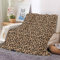 ENEN Kuscheldecke Warm Winter Flauschig Flanell Fleecedecke Wohndecke Sofadecke Couchdecke Bettüberwurf Flauschige Weiche Warme Sofaüberwurf Decke Wohndecken (70x100,Leopardenmuster)