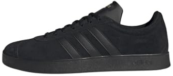 adidas Herren VL COURT 2.0 SHOES, Core Black / Core Black / Gold Metallic, 47 1/3 EU