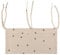 ISAKEN Betttasche Spielzeugtasche Babybett Aufbewahrungstasche, Hängen Aufbewahrungsbeutel Babybett Veranstalter, Baby Betttasche Krippe, Zum Aufbewahren von für Spielzeug, Kleidung, Windeln