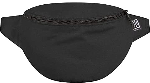 PP-Berlin Bauchtasche, Ripstop schwarz, Mini, Vegan, Handgenäht in Berlin für Kinder Damen, Herren, Unisex. Hipbag, Umhängetasche, Schultertasche, Hüfttasche