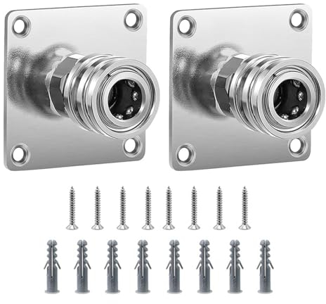 RRXIMHTT Pressure Washer Accessories Pressure Washer Stand 2pcs 1/4 Quick Connect Automatic Foam Holder Strong Load-Bearing,Stainless Steel Pressure Washer Nozzle Tip Holder,Pressure Washer Accessor