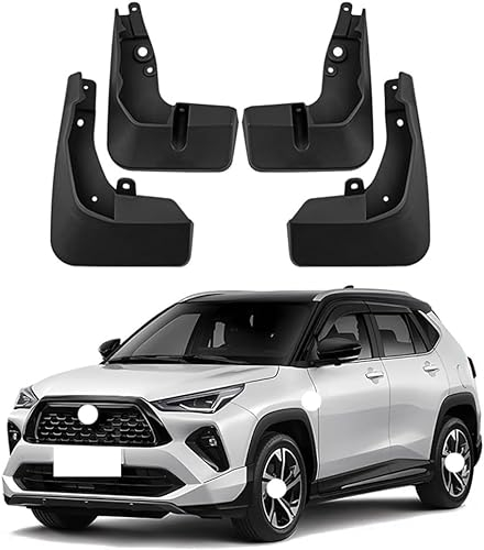 4 Pezzi Auto Parafanghi Paraspruzzi per Toyota Yaris Cross GR 2023, Anteriori Posteriori Paraspruzzi
