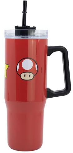 Super Mario, tazza thermos XL in acciaio inox da 940 ml