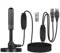 MEgegulo Antenna TV Portatile ad Alta Definizione, 360°, 4K 1080P VHF/UHF, HDTV, Doppio Amplificatore di Segnale, Base Magnetica