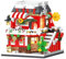 ALiquid Weihnachten Klemmbausteine Set, Weihnachtshäus Bausatz, Bausteine Set - 670 Teile (A)