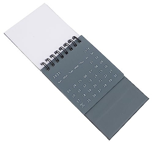 BCOATH Schreibtischkalender 2022 Fürs Büro Mini-tischkalender Für Die Zeitplanung Tragbarer Notizkalender Für Den Bürotisch Stilvoller Und Stabiler Papierkalender
